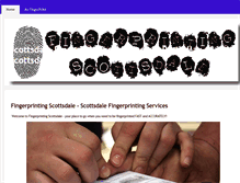 Tablet Screenshot of fingerprintingscottsdale.com